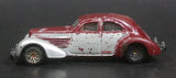 2005 Hot Wheels 1936 Cord Metalflake Burgundy & Silver Die Cast Toy Hot Rod Car Vehicle - Treasure Valley Antiques & Collectibles