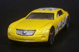 2006 Hot Wheels Tag Rides Cadillac V-16 Concept Yellow Die Cast Toy Car Vehicle - Treasure Valley Antiques & Collectibles