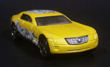 2006 Hot Wheels Tag Rides Cadillac V-16 Concept Yellow Die Cast Toy Car Vehicle - Treasure Valley Antiques & Collectibles