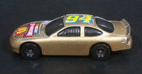 1998 Hot Wheels NASCAR 50th Anniversary #94 Bill Elliot 8/8 Gold Die Cast Toy Race Car Vehicle McDonald's Happy Meal - Treasure Valley Antiques & Collectibles