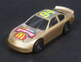 1998 Hot Wheels NASCAR 50th Anniversary #94 Bill Elliot 8/8 Gold Die Cast Toy Race Car Vehicle McDonald's Happy Meal - Treasure Valley Antiques & Collectibles