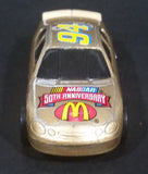 1998 Hot Wheels NASCAR 50th Anniversary #94 Bill Elliot 8/8 Gold Die Cast Toy Race Car Vehicle McDonald's Happy Meal - Treasure Valley Antiques & Collectibles