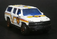 Rare 2004 Matchbox Special Edition 2000 Chevrolet Suburban White Die Cast Toy Car Emergency Rescue Vehicle - Treasure Valley Antiques & Collectibles