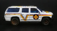 Rare 2004 Matchbox Special Edition 2000 Chevrolet Suburban White Die Cast Toy Car Emergency Rescue Vehicle - Treasure Valley Antiques & Collectibles