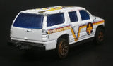 Rare 2004 Matchbox Special Edition 2000 Chevrolet Suburban White Die Cast Toy Car Emergency Rescue Vehicle - Treasure Valley Antiques & Collectibles