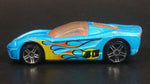 2009 Hot Wheels Airshot Super Drop 40 Somethin' Light Satin Blue Die Cast Toy Car Vehicle - Treasure Valley Antiques & Collectibles