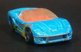 2009 Hot Wheels Airshot Super Drop 40 Somethin' Light Satin Blue Die Cast Toy Car Vehicle - Treasure Valley Antiques & Collectibles