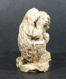 Antique Wise Monkeys Hear No Evil, Speak No Evil, See No Evil Small Bone Carving - Signed - Treasure Valley Antiques & Collectibles