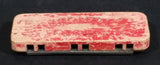 Vintage Red Painted Wooden and Metal Chromatic Tuner Made in Czechoslovakia - Treasure Valley Antiques & Collectibles