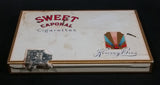 Vintage Kinney Bros. Sweet Caporal Cigarettes Light Blue Hinged Smokes Tin Collectible - Treasure Valley Antiques & Collectibles