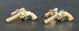 Vintage Collectible Colt Python 357 Gold Gun Cufflinks - Treasure Valley Antiques & Collectibles