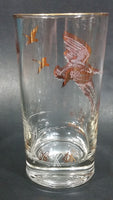 Set of 6 Vintage Libbey Canada Goose Geese Golden Rimmed 5" Drinking Tumbler Glasses - Treasure Valley Antiques & Collectibles
