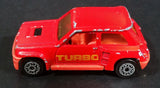 Vintage Majorette No. 255 Renault R 5 Turbo Red 1:53 Scale Die Cast Toy Car Vehicle - Treasure Valley Antiques & Collectibles