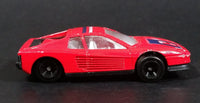 Unknown Brand Red Ferrari Testarossa 7 Seven Die Cast Toy Car Vehicle - Made in China - Treasure Valley Antiques & Collectibles