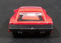 Unknown Brand Red Ferrari Testarossa 7 Seven Die Cast Toy Car Vehicle - Made in China - Treasure Valley Antiques & Collectibles