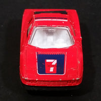 Unknown Brand Red Ferrari Testarossa 7 Seven Die Cast Toy Car Vehicle - Made in China - Treasure Valley Antiques & Collectibles