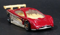 2008 Hot Wheels Top Speed GT Prototype 12 Metalflake Red Die Cast Toy Car Vehicle - Treasure Valley Antiques & Collectibles