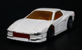 1987 Hot Wheels Ferrari Testarossa White Die Cast Toy Car Vehicle - Ultra Hots - Treasure Valley Antiques & Collectibles