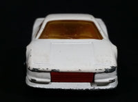 1987 Hot Wheels Ferrari Testarossa White Die Cast Toy Car Vehicle - Ultra Hots - Treasure Valley Antiques & Collectibles