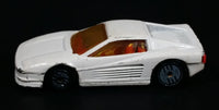 1987 Hot Wheels Ferrari Testarossa White Die Cast Toy Car Vehicle - Ultra Hots - Treasure Valley Antiques & Collectibles