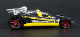 2013 Hot Wheels Triple Track Twister Honda Racer Black Yellow Die Cast Toy Race Car Vehicle - Treasure Valley Antiques & Collectibles