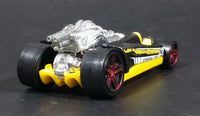 2013 Hot Wheels Triple Track Twister Honda Racer Black Yellow Die Cast Toy Race Car Vehicle - Treasure Valley Antiques & Collectibles