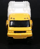 2002 Matchbox Arctic Track Truck Snow Cappers Snow Tracker Yellow and White Die Cast Toy Car Tracked Vehicle - Treasure Valley Antiques & Collectibles