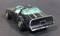 Rare Vintage 1982 Hot Wheels Hot Ones Hot Bird Black Yellow Die Cast Toy Car Vehicle - Gold Wheels