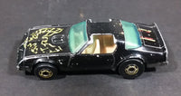 Rare Vintage 1982 Hot Wheels Hot Ones Hot Bird Black Yellow Die Cast Toy Car Vehicle - Gold Wheels