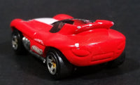 1998 Hot Wheels First Editions Cat-A-Pult Red White Die Cast Toy Race Car Vehicle - Treasure Valley Antiques & Collectibles