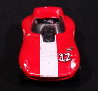 1998 Hot Wheels First Editions Cat-A-Pult Red White Die Cast Toy Race Car Vehicle - Treasure Valley Antiques & Collectibles