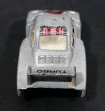 Vintage 1980s Welly Porsche Turbo #6 Silver Grey Die Cast Toy Race Car Vehicle - Made in Hong Kong - Treasure Valley Antiques & Collectibles