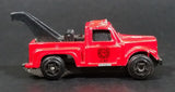 Vintage Buddy L "Metal Made"  Mini Fire Dept. Tow Truck Red Die Cast Toy Car Vehicle - Treasure Valley Antiques & Collectibles