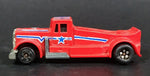 Vintage 1980 Kidco Burnin' Key Cars Red Semi Tractor Truck Drag Racing Rig Die Cast Toy Vehicle No Key - Treasure Valley Antiques & Collectibles