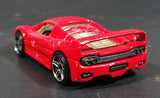 2007 Hot Wheels All Stars Ferrari F50 Red Die Cast Toy Dream Super Car Vehicle