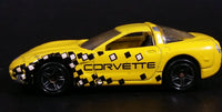 1998 Matchbox 1997 Chevrolet Corvette Yellow Die Cast Toy Race Car Vehicle - Treasure Valley Antiques & Collectibles