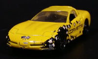 1998 Matchbox 1997 Chevrolet Corvette Yellow Die Cast Toy Race Car Vehicle - Treasure Valley Antiques & Collectibles