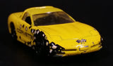 1998 Matchbox 1997 Chevrolet Corvette Yellow Die Cast Toy Race Car Vehicle - Treasure Valley Antiques & Collectibles