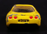 1998 Matchbox 1997 Chevrolet Corvette Yellow Die Cast Toy Race Car Vehicle - Treasure Valley Antiques & Collectibles