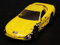 1998 Matchbox 1997 Chevrolet Corvette Yellow Die Cast Toy Race Car Vehicle - Treasure Valley Antiques & Collectibles