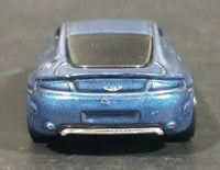 2008 Hot Wheels All Stars Aston Martin V8 Vantage Metallic Dark Blue Die Cast Toy Car Vehicle - Treasure Valley Antiques & Collectibles