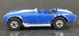 1983 Hot Wheels Hot Ones Classic Cobra Convertible Blue Die Cast Toy Car Vehicle w/ Opening Hood - Treasure Valley Antiques & Collectibles