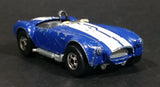 1983 Hot Wheels Hot Ones Classic Cobra Convertible Blue Die Cast Toy Car Vehicle w/ Opening Hood - Treasure Valley Antiques & Collectibles