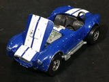 1983 Hot Wheels Hot Ones Classic Cobra Convertible Blue Die Cast Toy Car Vehicle w/ Opening Hood - Treasure Valley Antiques & Collectibles