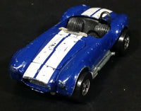 1983 Hot Wheels Hot Ones Classic Cobra Convertible Blue Die Cast Toy Car Vehicle w/ Opening Hood - Treasure Valley Antiques & Collectibles