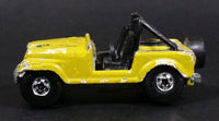 1986 Hot Wheels Color Racers Jeep CJ-7 Yellow Green Die Cast Toy Car Vehicle - Treasure Valley Antiques & Collectibles