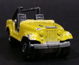 1986 Hot Wheels Color Racers Jeep CJ-7 Yellow Green Die Cast Toy Car Vehicle - Treasure Valley Antiques & Collectibles