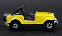 1986 Hot Wheels Color Racers Jeep CJ-7 Yellow Green Die Cast Toy Car Vehicle - Treasure Valley Antiques & Collectibles