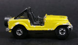 1986 Hot Wheels Color Racers Jeep CJ-7 Yellow Green Die Cast Toy Car Vehicle - Treasure Valley Antiques & Collectibles