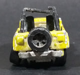 1986 Hot Wheels Color Racers Jeep CJ-7 Yellow Green Die Cast Toy Car Vehicle - Treasure Valley Antiques & Collectibles